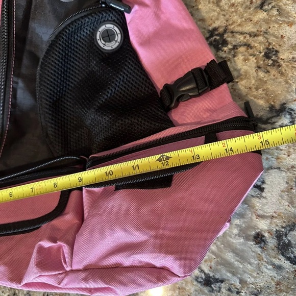 NexPak Tactical Sling Shoulder Hiking Backpack Pink Black Crossbody Travel 21” - Picture 13 of 14